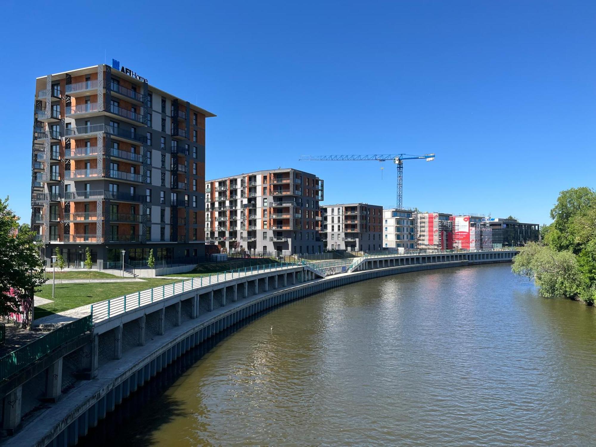 Jesionowe Apartamenty Nad Odra, Stare Miasto, Sauna W Jednym, Klimatyzacja , Garaz Podziemny 0 Zl, Odra River , Old Town, New Building, Air Conditioning, Sauna-One, Underground Garage Free فروتسواف المظهر الخارجي الصورة